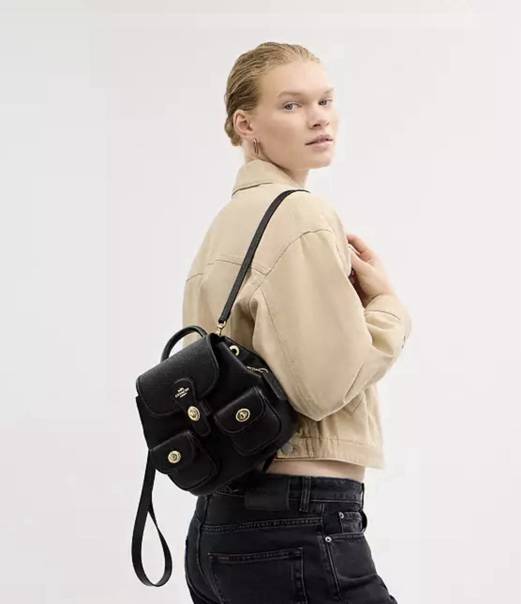 Coach Outlet Hadley Backpack CBH09 IMBLK Black | eBay