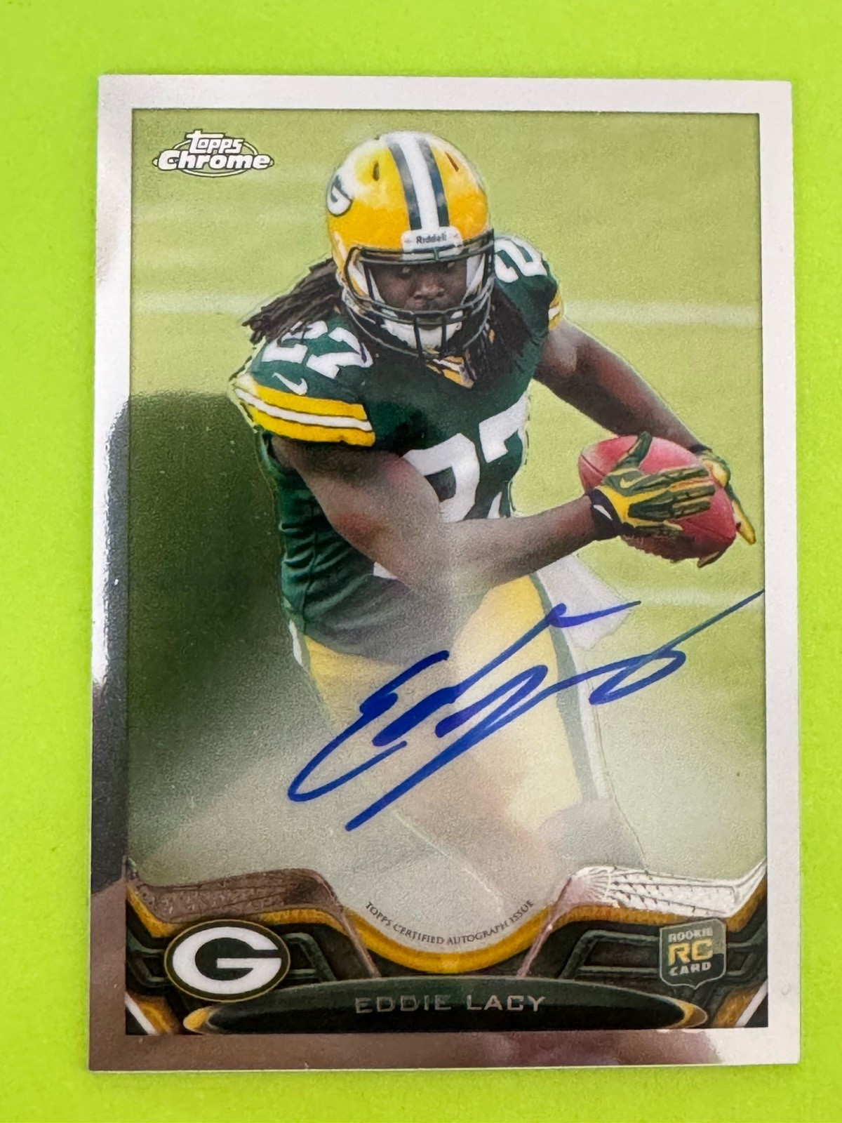 Eddie Lacy Topps Chrome #131 Autograph