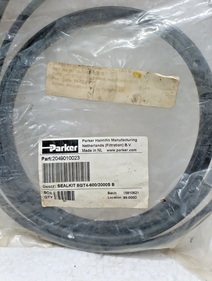 Parker 2049010023 Seal Kit BGT4-600/2000S B Parker 2049010023 - Photo 2/4
