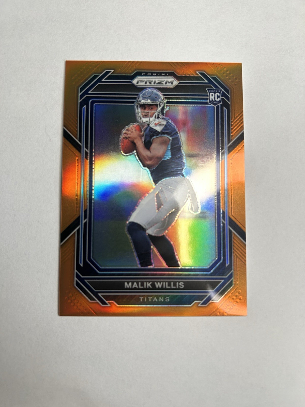 2022 Prizm  Malik Willis #303 Orange Refractor /249 RC