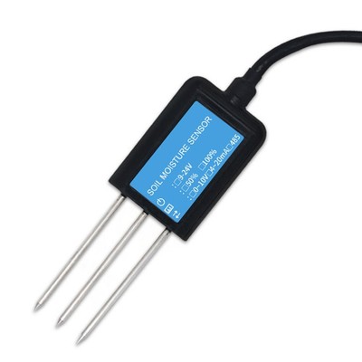 0-10V Output Soil Moisture Sensor ±2% Accuracy 0-50% Temperature Measurement