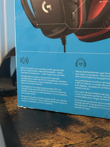 Logitech G332 Stereo Headset Noise Cancelling Microphone Gaming Home Office - 第 6/8 張圖片