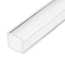 1 Pcs 24mmx22mmx2mm Wall Thickness 432mm Long Clear Acrylic Square Tube