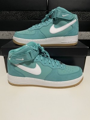 New Nike Air Force 1 Mid PRM  Washed Teal  DV2219-300 Men s Size 12 RARE Shoes