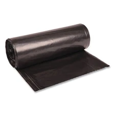 Boardwalk 526 60 gal. 2 mil Low-Density Can Liners - Black (100/Carton) New