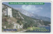 VIACARD GOLDEN 560 NUM PICCOLO SERIE ARTE CULTURA VIAGGIO 150.000 LIRE PUB 12.01