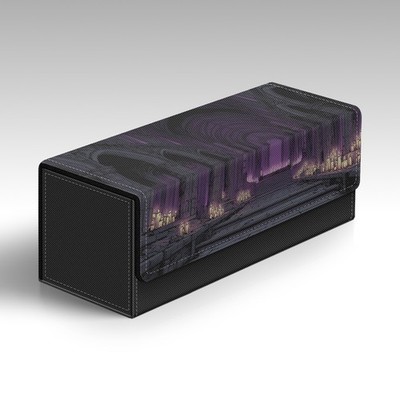 MTG Storage Box | Monochrome Cathedral Crypt Themed TCG Box Holds 600+ Cards | U