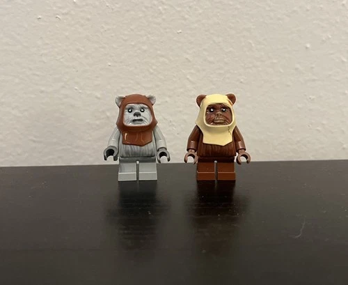 Lego Star Wars The Battle Of Endor 8038 Paploo Chief Chirpa Lot Ewok Minifigures