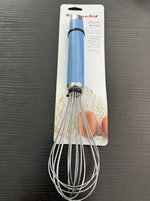 KitchenAid Blue Velvet Utility Whisk-Sturdy Stainless Steel Wires-New