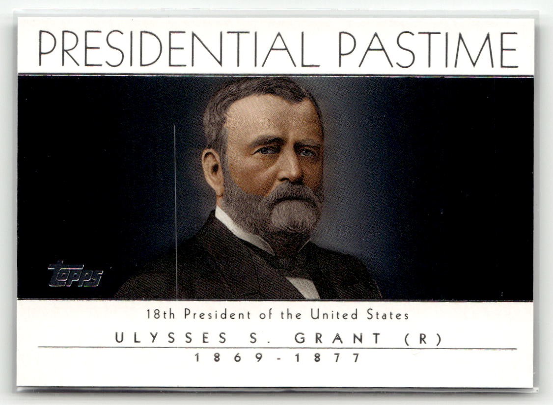 2004 Topps #PP18 Ulysses S. Grant Presidential Pastime