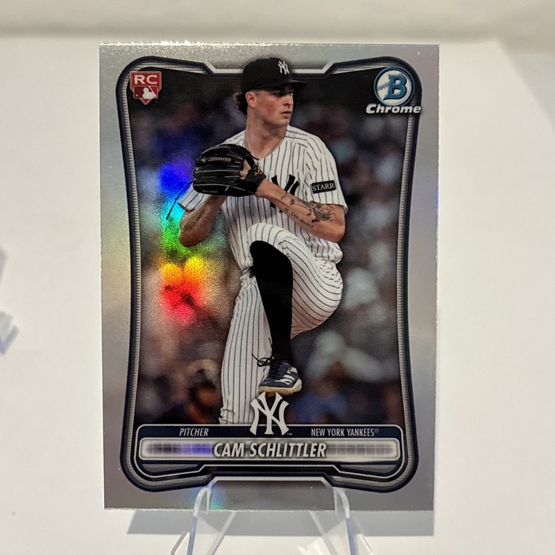 2026 Bowman Chrome Baseball Cam Schlittler Red Rookie Refractor YANKEES
