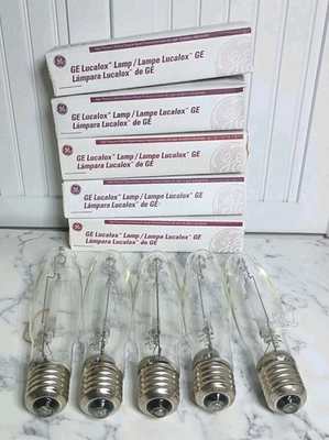 #ad Lot of 5 GE LUCALOX LU250 250W S50 HIGH PRESSURE SODIUM LAMP BULB $60.00