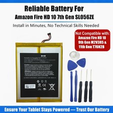New Battery 58-000187 for Amazon Fire HD 10 7th Generation SL056ZE - Year 2017