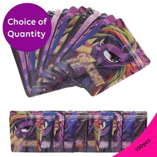 2Pcs - 100Pcs 3.5g Smell Proof Mylar Bags Foil Pouch Food Storage Heat Sealable