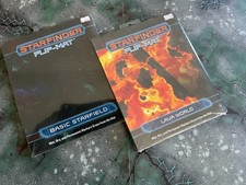 Paizo Starfinder RPG Flip-Mat lot BASIC STARFIELD Lava World New in shrink