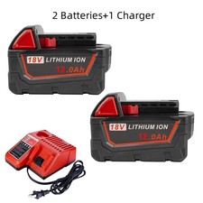 M18 12AH Capacity Battery Li-Ion For Milwaukee 48-11-1860 18V M18B5 18 Volt New