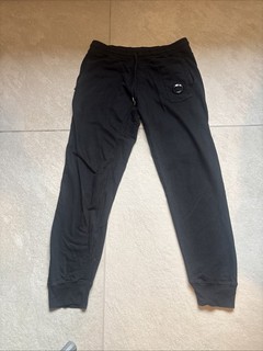 CP Company Black Tracksuit Trousers Medium