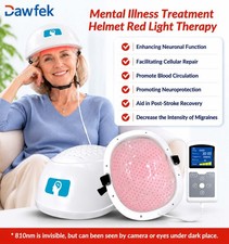 15W Infrared Light Therapy Brain Helmet,810nm PBM LED Parkinson Alzheimer Relief