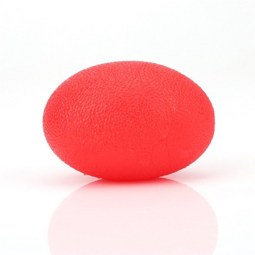 RED Silicone Massage Therapy Grip Ball For Finger Strength Exercise StresS SS - Picture 3 of 3