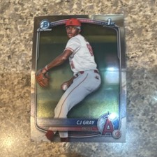 Bowman 2025 Draft CJ Gray Angels Chrome 1st Baseball Card BDC-197