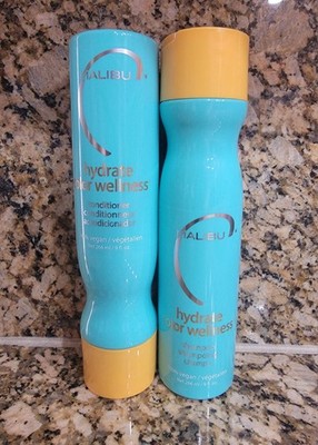 NEW ~ Combo ~ Malibu C Hydrate Color Wellness Shampoo & Conditioner  Set ~ 9 oz