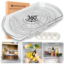 NOSTA Home Rotating Lazy Susan for Refrigerator - Square Lazy Susan - Refrige...