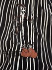 Nightmare Before Christmas Disney Button Down Embroidered Striped Short 2XL — photo 5