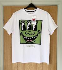 PRIMARK Keith Haring Smiley T-shirt (Men’s UK XL) Brand New
