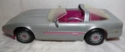 Vintage 1983 Barbie Silver Pink Vette Corvette Convertible 20”L Toy Car- Mattel