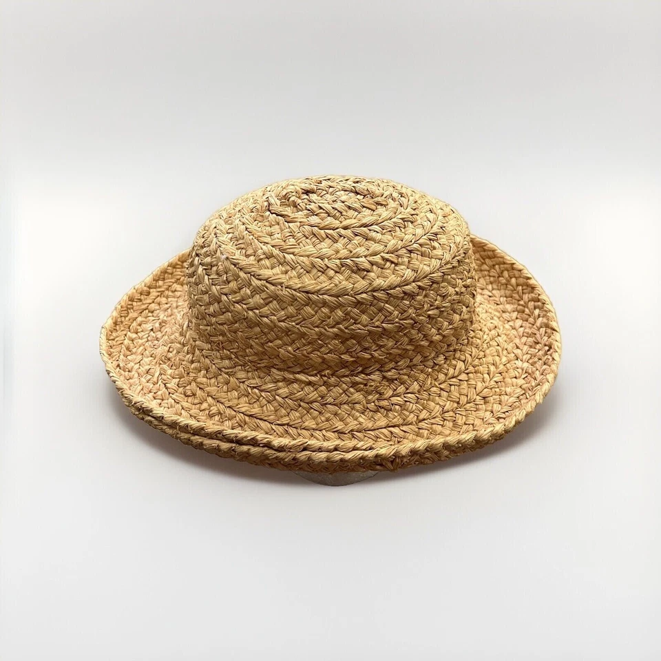 Sombrero de rafia Helen Kaminski Australia para mujer borla de paja natural provincia Foto 3 de 4