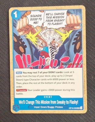 One Piece TCG - OP16-057 - We'll Change This Mission - Release Event Promo - ENG