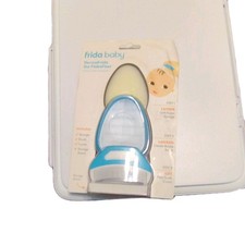 FridaBaby DermaFrida the FlakeFixer Comb Brush Sponge Blue White Yellow