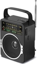 Radio Portatil Am Fm Bateria Recargable Para Escuchar Musica Futbol 5 W NUEVO US