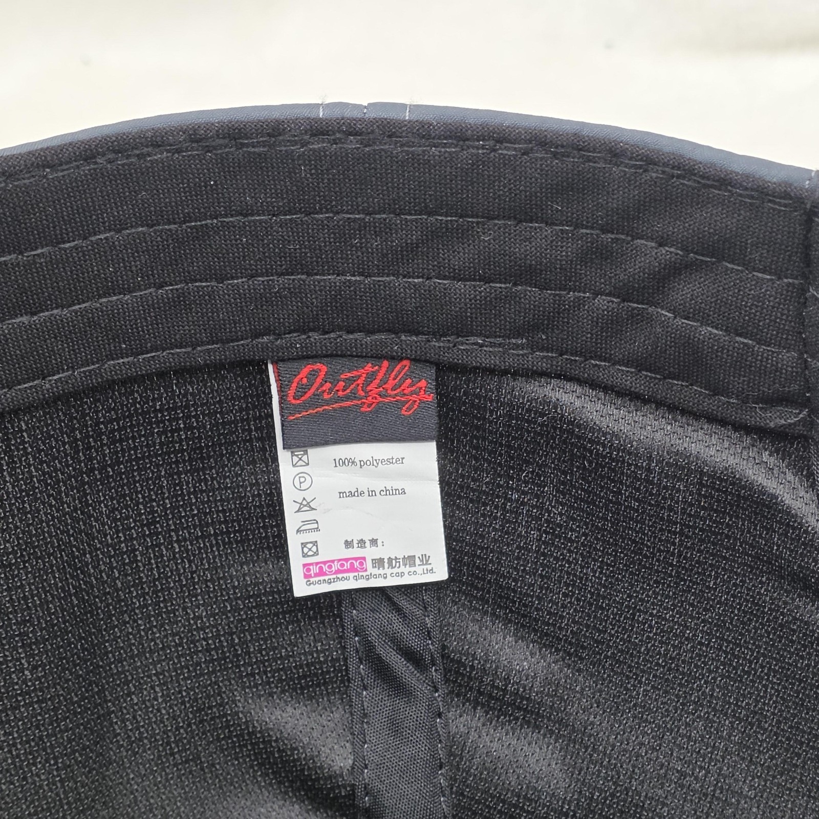 Outfly Hat Cap Strap Back Gray Packable Lightweig… - image 8