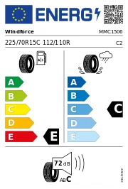 2x Windforce MileMax 225/70 R15C112/110R Sommerreifen - Bild 3 von 3