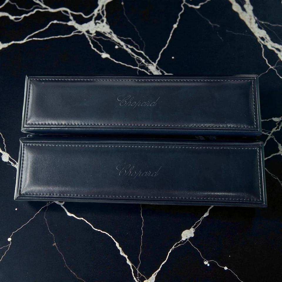 Chopard Long Watch Bracelet Jewelry Box Case Set of 2 #759 - Image 4 of 4