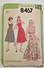 VTG 70s Simplicity Sew Pattern 8467 Misses Su...