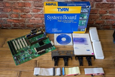 Tyan S1832D Tiger 100 Dual Slot 1 Motherboard in an original box - Working