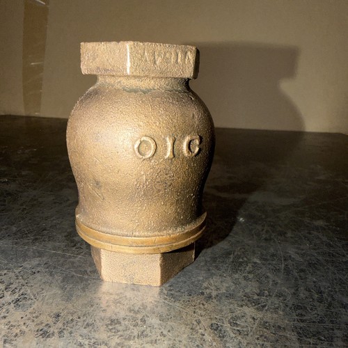 OIC 3/4” Brass Check Valve Inline V158Y  V154Y 