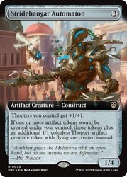 Stridehangar Automaton (Extended Art) #35/204 Commander: Aetherdrift