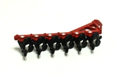 Ertl 1:64 Case International 6 Bottom Plow Red