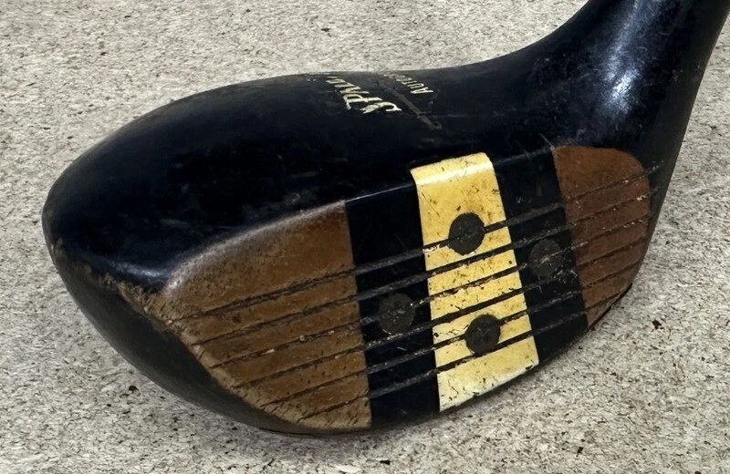 Driver Spalding Gene Litler Modèle Pro, Manche Acier, Flexion Senior, Vintage