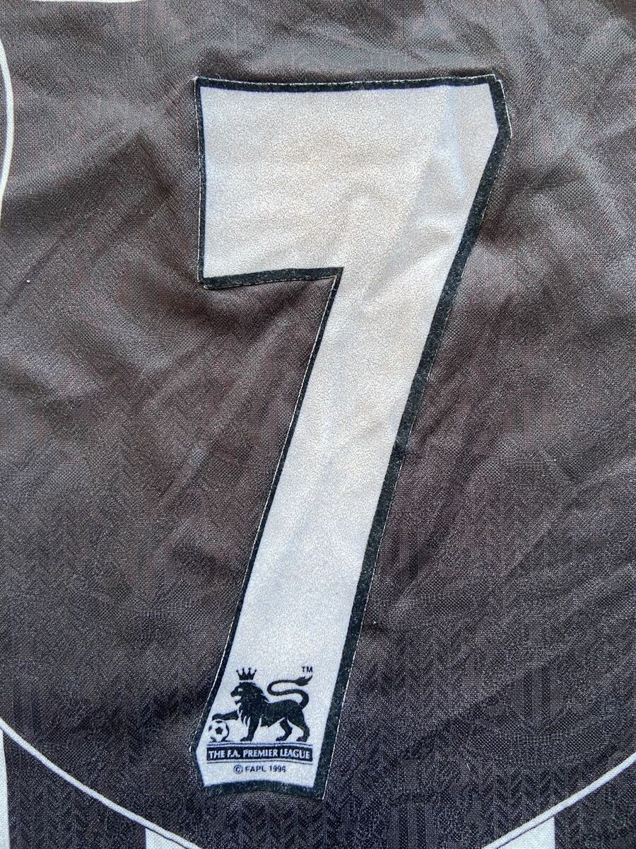 NEWCASTLE UNITED 1997 1998 HOME FOOTBALL SHIRT SOCCER JERSEY NEWCASTLE UNITED 1997 1998 HOME FOOTBALL SHIRT SOCCER JERSEY