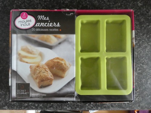 4 x 4 Financiers (little cakes) silicone moulds
