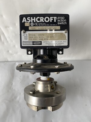 ASHCROFT B424B X06FS 15 Amp 20 Psi Snap Action Switch