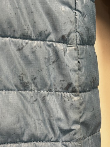 Kids Primary Brand Puffer Jacket 10 Blue Hood READ Play Condition Lightweight - Picture 6 of 8