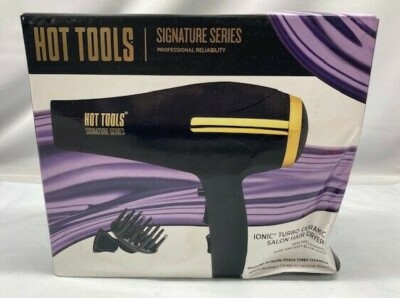 Hot Tools Signature Ionic Turbo Ceramic Salon Hair Dryer - NEW- BOX DAMAGE