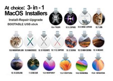 3 Mac OS installer at your choice - 3 au choix - quantité limitée!!