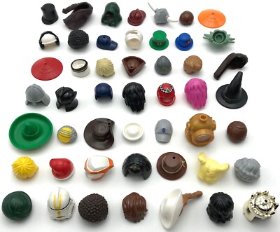 Lego New Minifigure Hats Hair Wigs 