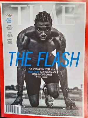 TIME-JULY  15  2024-THE FLASH   NOAH LYLES OLYMPIC GAMES ISSUE FAST DISPATCH 